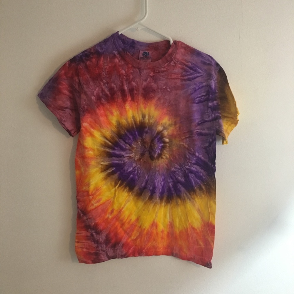 Autumn Swirl Tie Dye Tee
